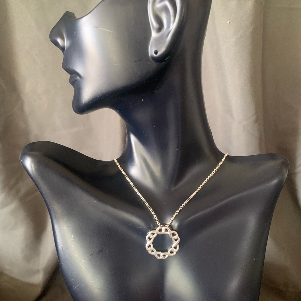 Silver Plated Infinity Necklace